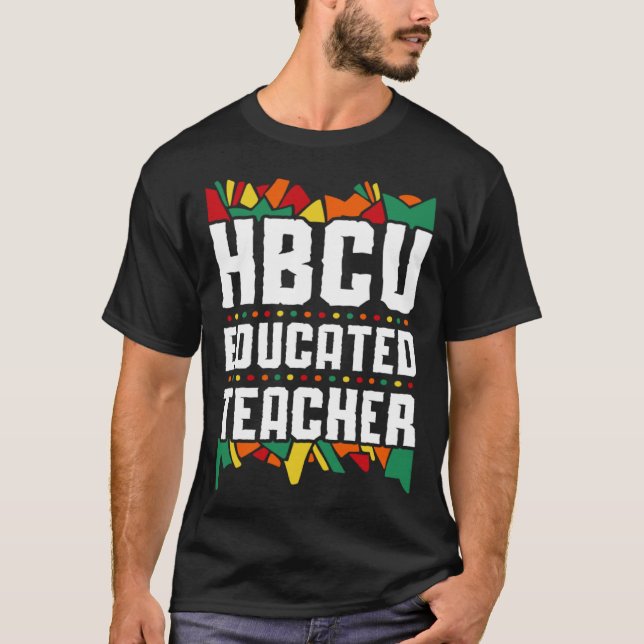 T-shirt HBCU Apparel Historical Black College HBCU Educate (Devant)