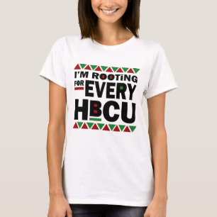 T-shirt HBCU Black History Pride Cadeau Je me soutiens pou