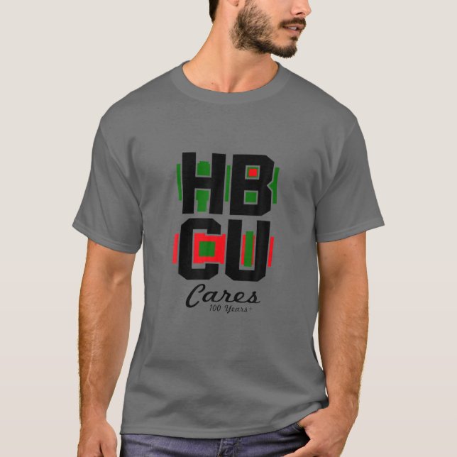 T-shirt HBCU Cares College, Université de l'enseignement s (Devant)