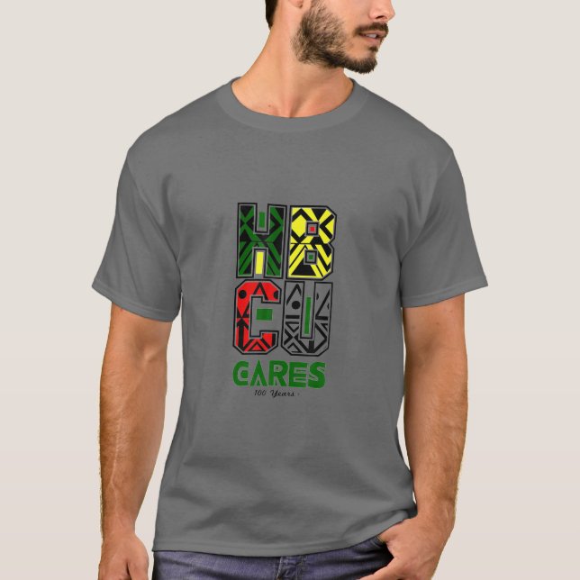 T-shirt HBCU Cares College, Université de l'enseignement s (Devant)
