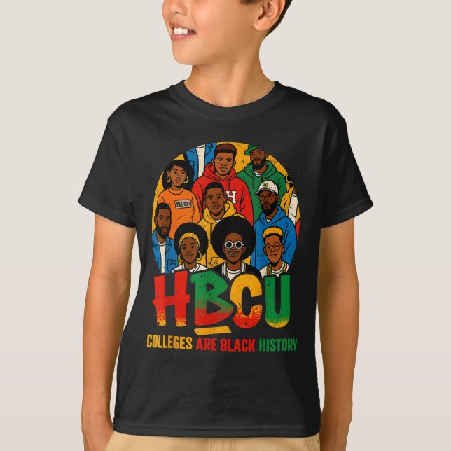 T-shirt Hbcu Colleges Are Black History African American M (Devant)