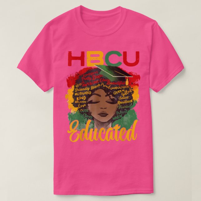 T-shirt HBCU Diplômé Historique Black College Al (Design devant)