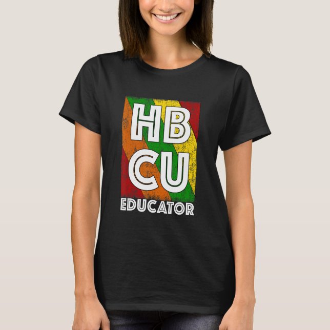 T-shirt HBCU Educator Professor Afrocentric (Devant)