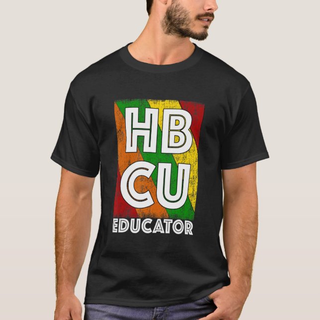 T-shirt HBCU Educator Professor Afrocentric (Devant)