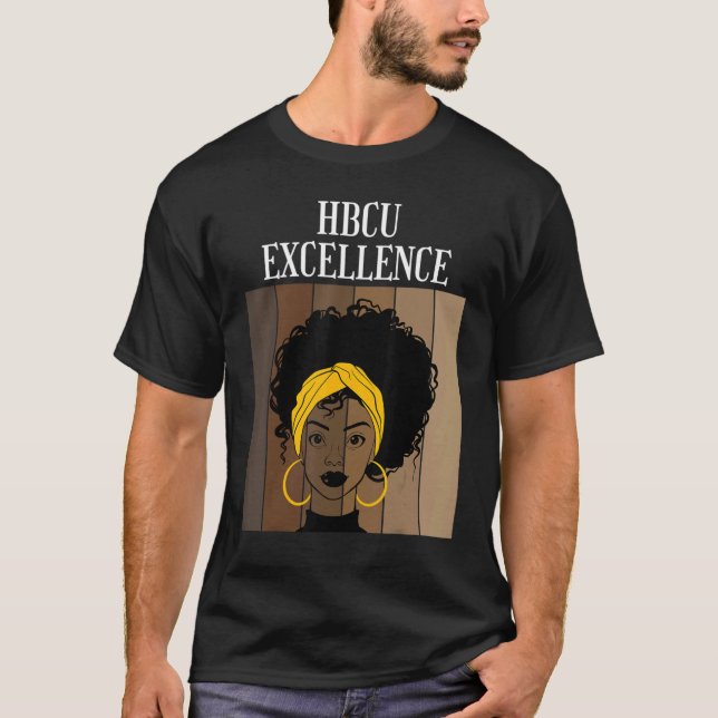 T-shirt HBCU Excellence Collèges historiques noirs Univers (Devant)