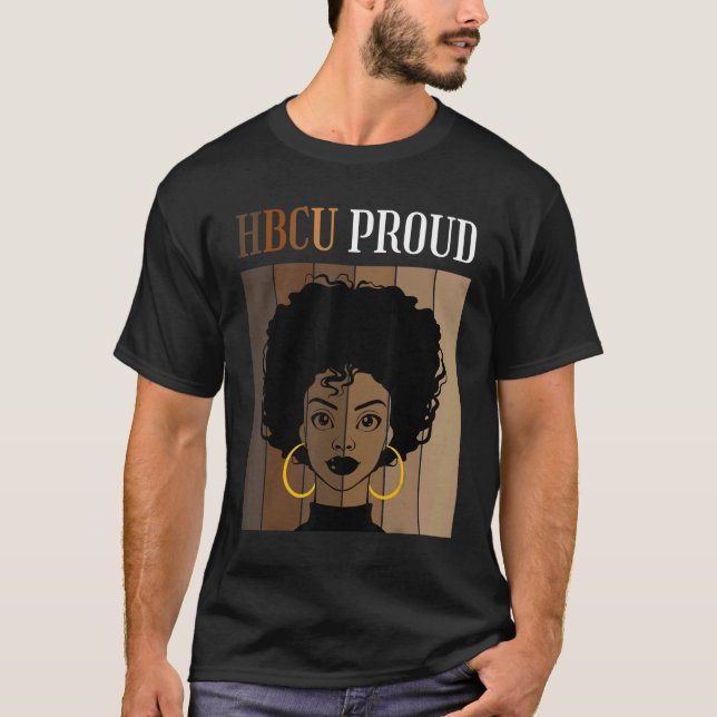 T-shirt HBCU Fiers Collèges Noirs Historiques Universités (Devant)