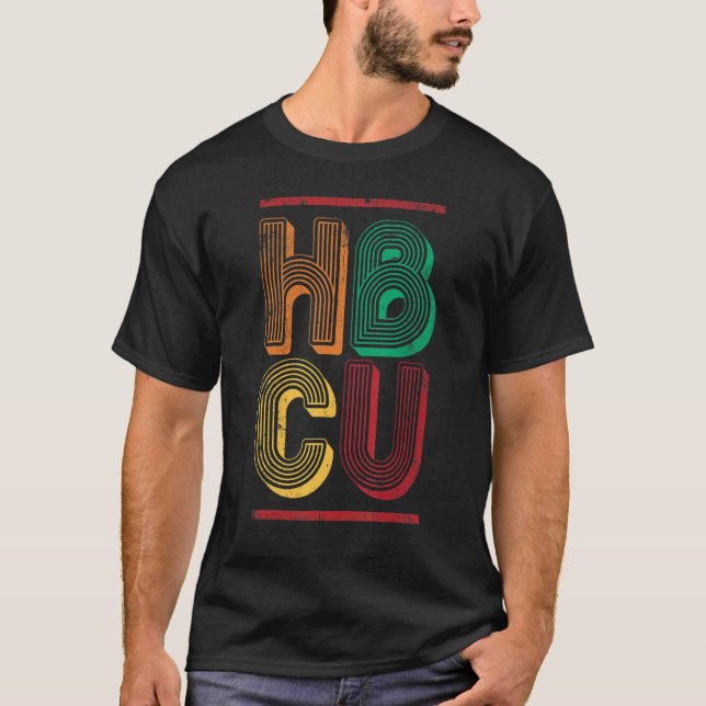 T-shirt HBCU For Pride African American (Devant)