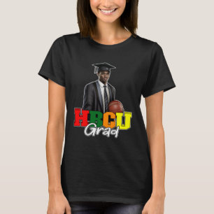 T-shirt HBCU Grad Black collège Alumni Basketball Vêtement