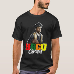 T-shirt HBCU Grad collège noir Football Alumni Vêtements P