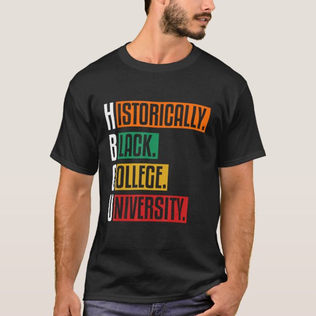 T-SHIRT HBCU HBCU HBCU HBCU HBCU (Devant)