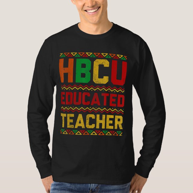 T-shirt HBCU Histoire africaine instruite Colleg noir hist (Devant)