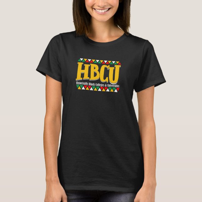 T-shirt Hbcu Histoire Noir Collèges & Universités Al (Devant)