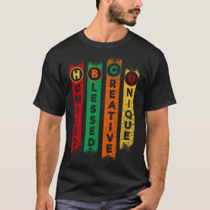 T-shirt Hbcu Humbled Blessed Creative Unique Black College