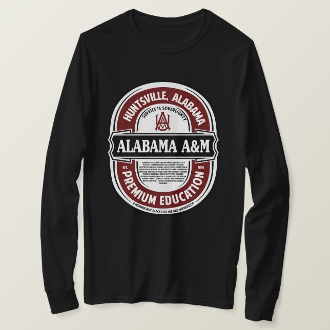T-shirt HBCU_Premium Education Tshirt_ALABAMA A&M (Design devant)
