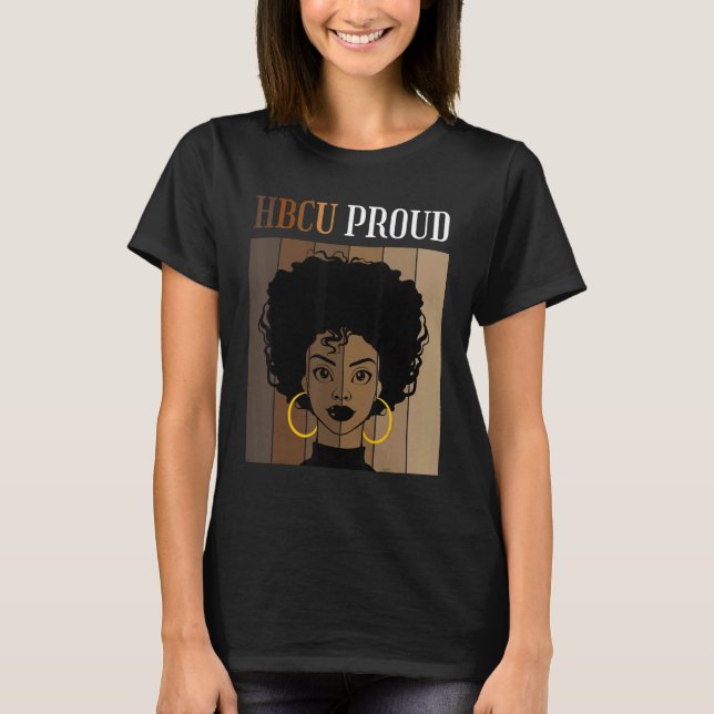 T-shirt HBCU Proud Historical Black Colleges Universities  (Devant)