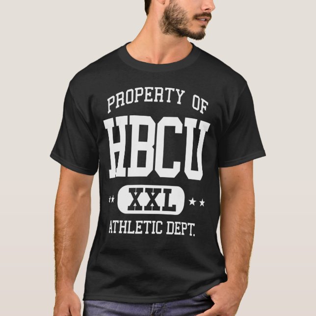 T-shirt HBCU Retro Athletic Property Dept (Devant)