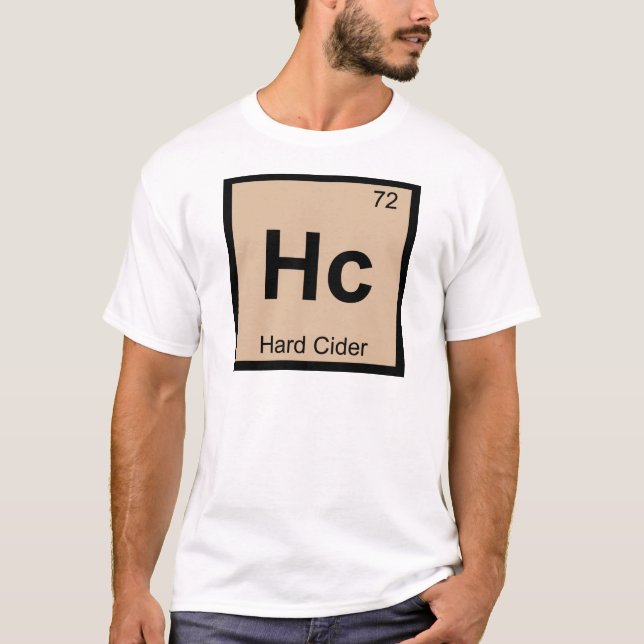 T-shirt Hc - symbole de Tableau périodique de chimie de (Devant)