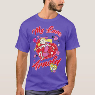 T-shirt Hé Arnold ! Saint Valentin Helga My Love, Arnold