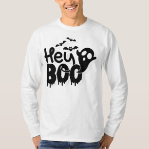 T-shirt Hé Boo Drôle Halloween