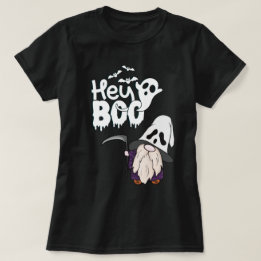 T-shirt Hé Boo ! Gnome Cute Witchy