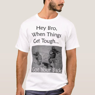 T-shirt Hé Bro, quand les choses m'obtiennent dur a obten