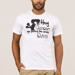 T-shirt Hé Cancer de rein vous avez sélectionné la diva