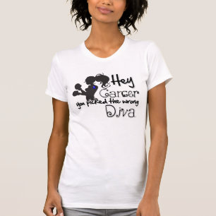 T-shirt Hé cancer du colon vous avez sélectionné la div