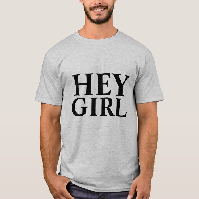 T-shirt Hé fille (couples) (Devant)