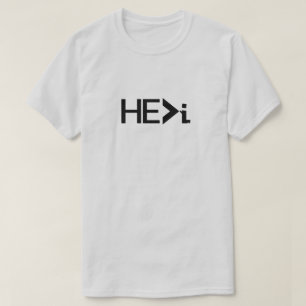 T-shirt HE>I KNEELING PRAYING - HE Greater Than i BLACK