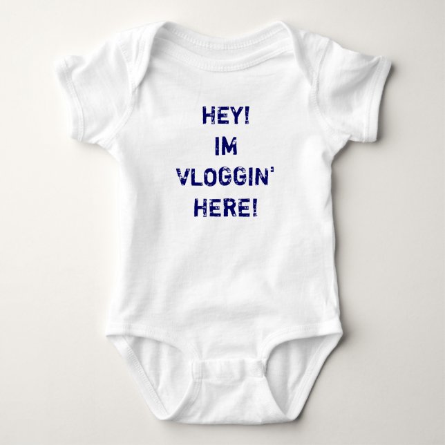 T-shirt Hé, Im Vloggin ici ! Chemise (Devant)