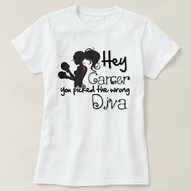 T-shirt Hé, Le Cancer Du Myélome Multiple Vous Avez Choisi (Design devant)