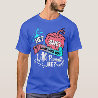 T-shirt He What Will Our Little Citrouille Be Gender Reve