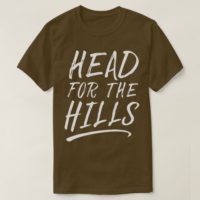 T-shirt Head for the Hills Triblend (Design devant)