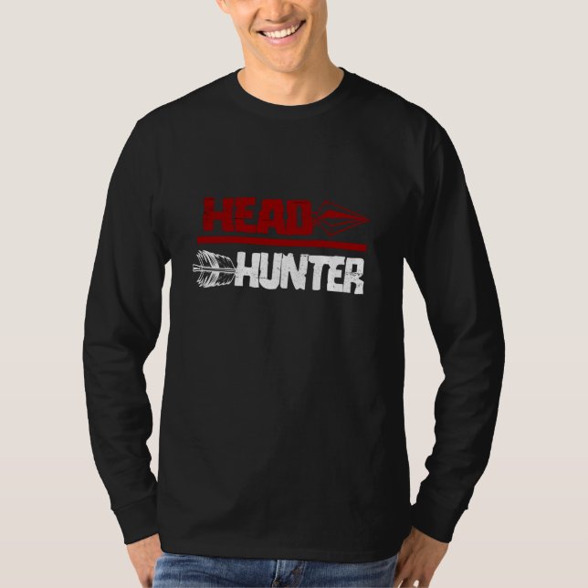 T-shirt Head Hunter, Collecting Hunting Relics (Devant)