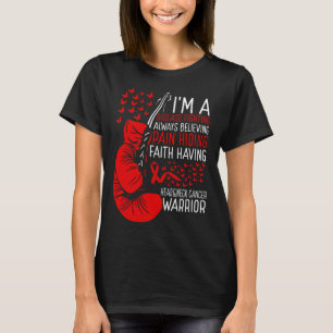 T-shirt Head&Neck Cancer Warrior Awareness Ribbon Disease