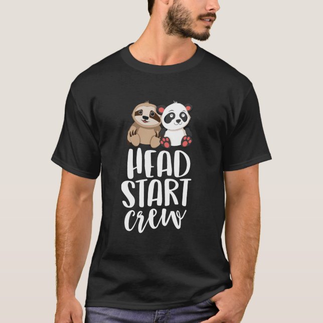 T-shirt Head Start Équipage Enseignant Headstart School Pr (Devant)