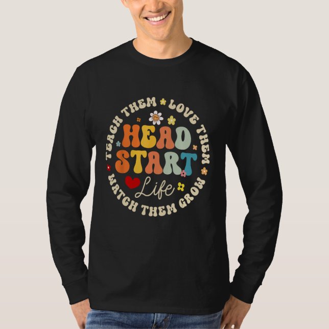 T-shirt Head Start Life Homeschots Teacher Headstart Back (Devant)