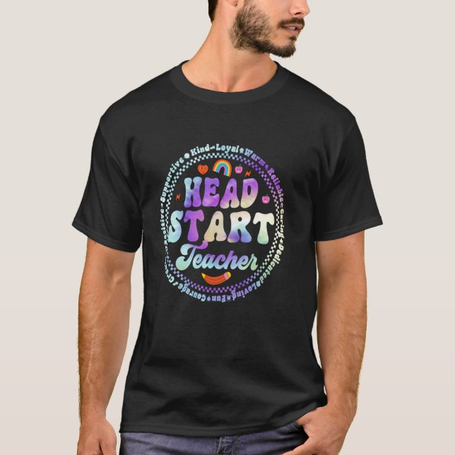 T-shirt Head Start Teacher Team Homeschool Headstart Back (Devant)