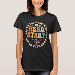 T-shirt Head Start Vibes Homeschool Teacher Headstart Back