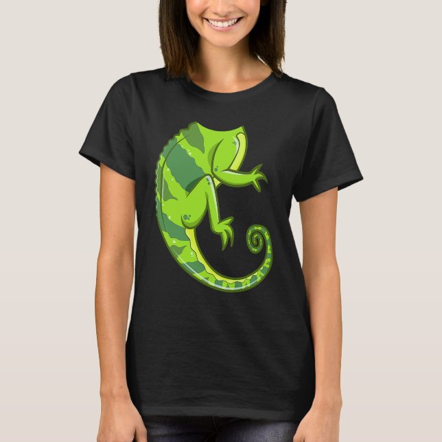 T-shirt Headless Chameleon Lizard Halloween Costume DIY Ou (Devant)