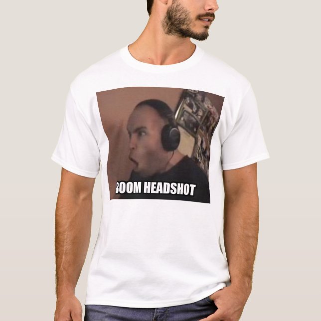 T-SHIRT HEADSHOT DE BOOM (Devant)