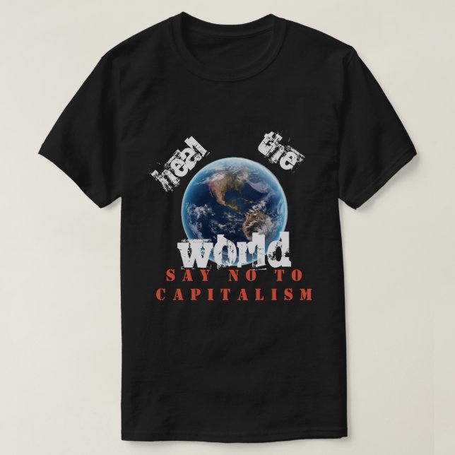 T-shirt heal the world (Design devant)