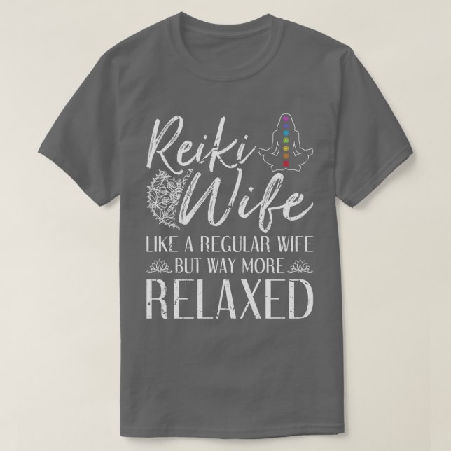 T-shirt Healer Chakra Femme Reiki (Design devant)