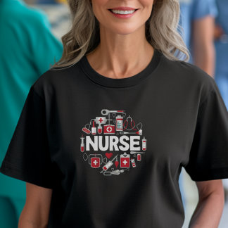 T-shirt Healing Hands, Loss Hearts : Nurse Pride