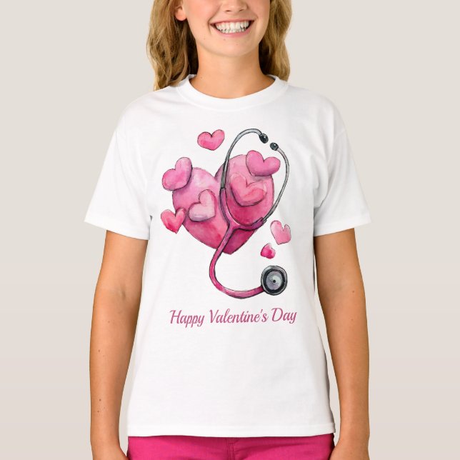 T-shirt Healing Hearts Valentine Design (Devant)
