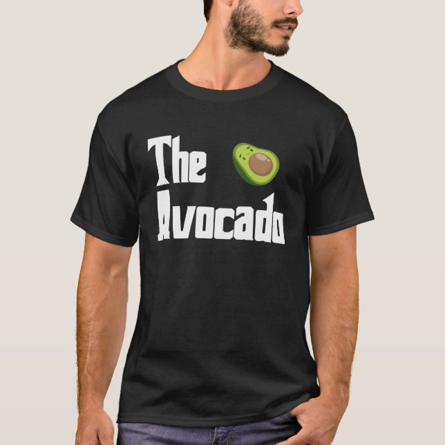 T-shirt Healthy Avocado Vegan Fitness Food Herbivore Avoca (Devant)