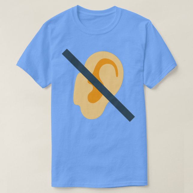 T-shirt Hearing impaired 19 (Design devant)