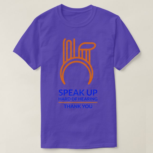 T-shirt Hearing Impaired 2 14 (Design devant)