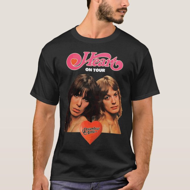 T-shirt Heart Band Dreamboat Annie (Devant)