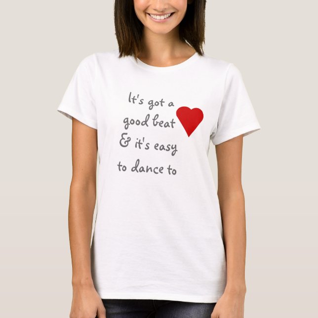 T-shirt Heart Beat (Devant)